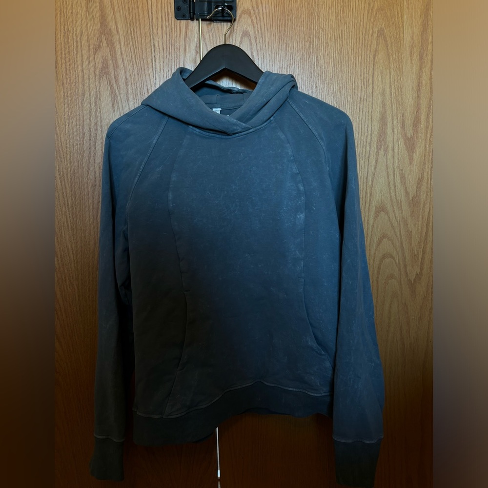 Lululemon blue scuba hoodie! Size 10!! Great condition